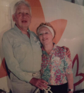 Alice with her husband