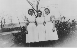 Alice in her nurse's uniform