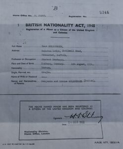 British Nationality Document
