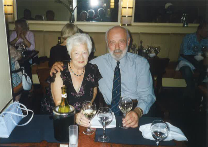 Bob And Betty Mackenzie, cruising Greek islands 2007