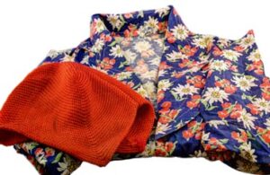 Dress and hat that Dorrith wore coming over to Britain