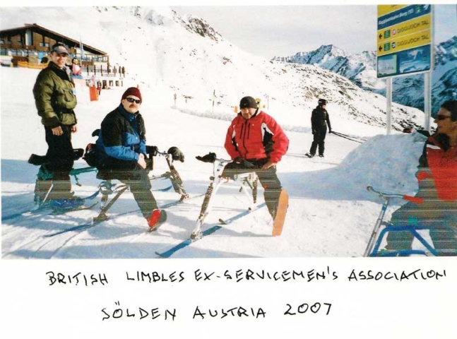 Henry with BLESMA group 2007