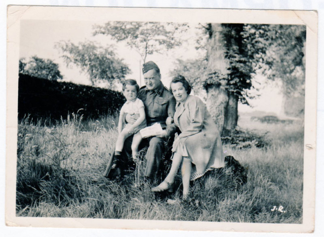 Lossiemouth, 1941. Joe with his parents