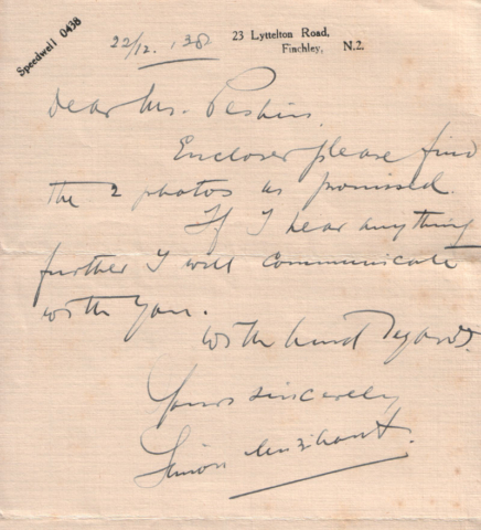 letter to the Peskins