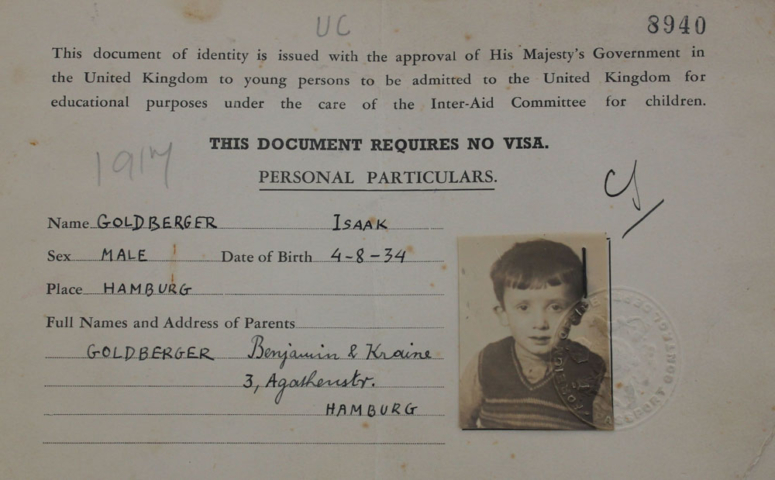 Kindertransport card
