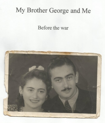 Eva Szirmai and her brother