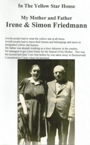 Eva's parents in the yellow star house