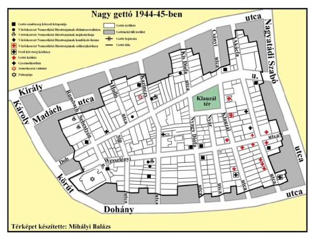Map of ghetto