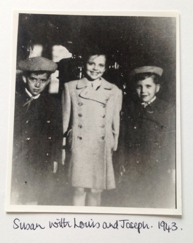 Susan with Louis and Joseph 1943