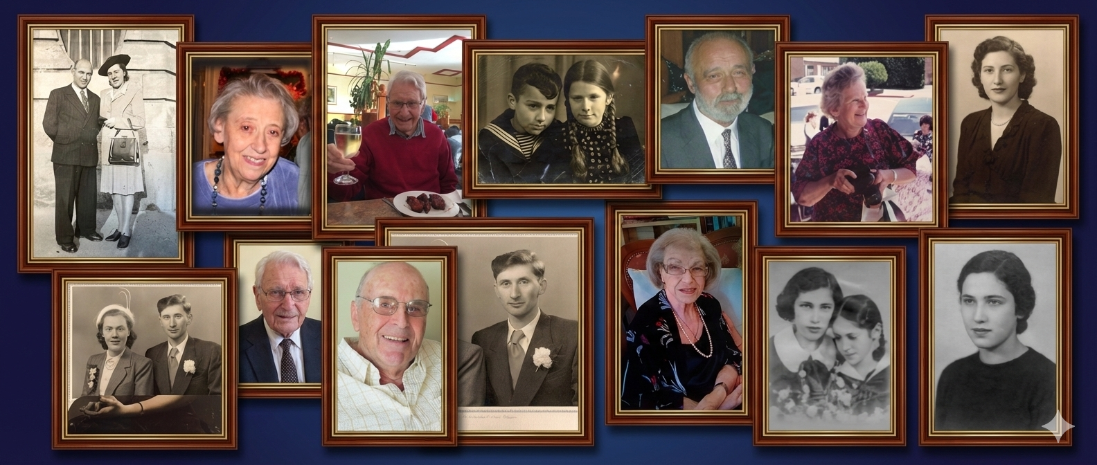 Abstract representation of Holocaust refugees rebuilding lives in Scotland